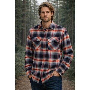 Pendleton‎ Burnside Flannel Shirt 79290 Outdoors Hiking Camping Gorpcore / SZ S